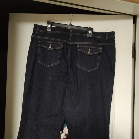 New Gloria Vanderbilt Perfect Fit Slimming Tummy Panels Bootcut Jeans Womens 20W - Picture 3 of 3